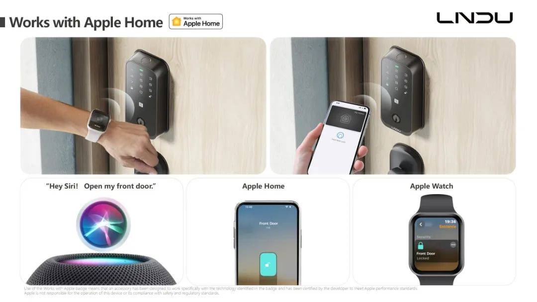持Apple HomeKit智能门锁HK01PG电子游戏麻将胡了LNDU推出首款原生支(图4)